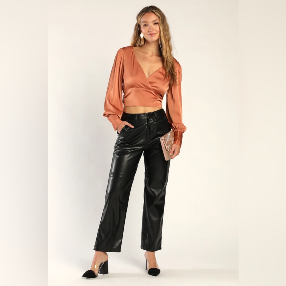 Lulus Satin Tie Back Top - NWTS - Size S